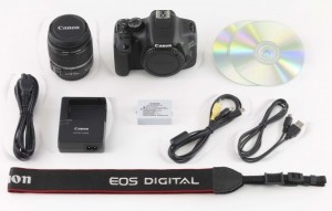 Комплектация поставки фотокамеры Canon EOS 550D