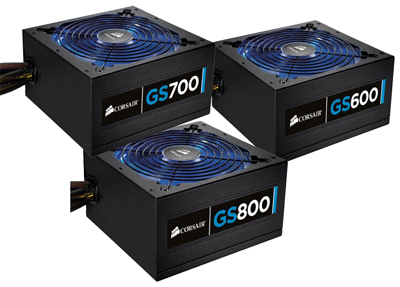 Блоки питания Corsair для игрового компьютера: GS600, GS700, GS800