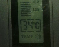 Индикатор температуры радиатора охлаждения CPU расположенный на передней панели корпуса системного блока