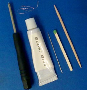 Инструменты для ремонта шлейфа телефона-раскладушки